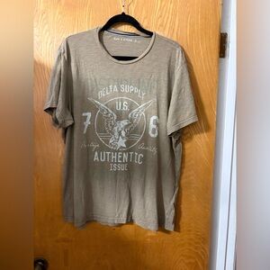 Sun + Stone Men's Brown Graphic Tee XL